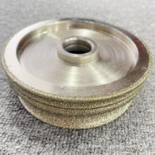 Electroplated diamond stone edge profiling wheel